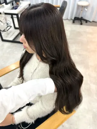 ロング カラー 盛れる顔まわり✨🎀 レイヤー別所好葉のヘアスタイル