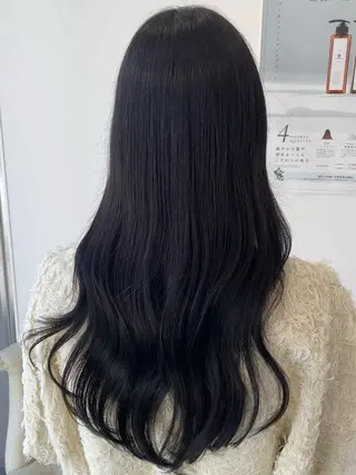 ロング レイヤー🩵オリーブ /透明感/Miuのヘアスタイル