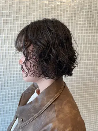ショート パーマ 🎀レイヤー/パーマ カラー/ai🎀のヘアスタイル
