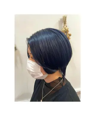 ショート カラー やました りなのヘアスタイル