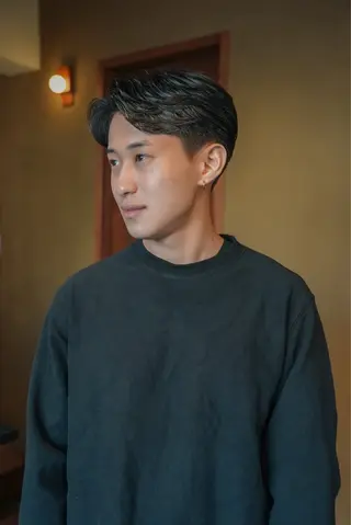 パーマ メンズ メンズ似合わせ タチカワユウキのヘアスタイル