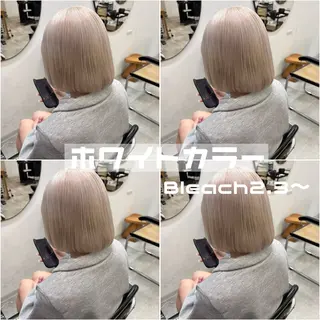 ミディアム カラー 渋谷🩶ハイトーン 🩶FUMUのヘアスタイル