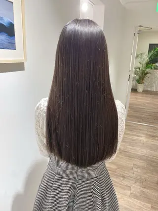 ロング ハイライト⭐️上野 高広のヘアスタイル