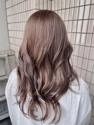 ロング 原 千景のヘアスタイル
