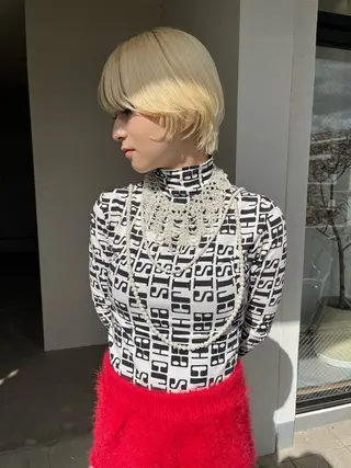 ショート カラー IROW/イロウ天神 大名店　yamaのヘアスタイル