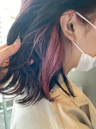 ミディアム カラー ヒラノホナミ 🫧透ける艶髪🫧のヘアスタイル