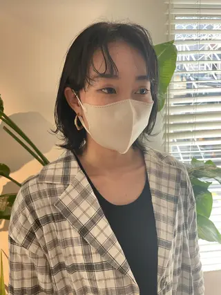ミディアム カラー 大人girly🛋️ 🤍yukakoのヘアスタイル