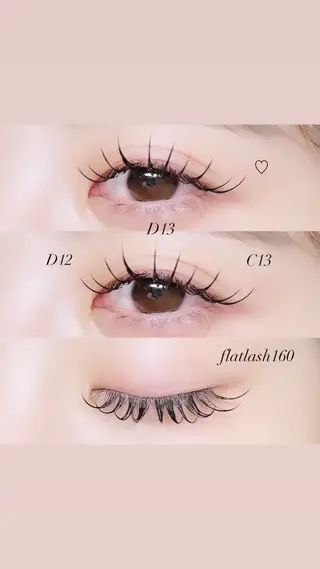 マツエク・マツパ GALN💛mami バインドロックのマツエク・マツパデザイン