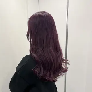 ミディアム カラー 🩵色落ち可愛い 寒色カラー🩵のヘアスタイル
