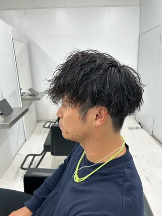 パーマ メンズ 【メンズパーマ特化】 🍏網中勇喜のヘアスタイル