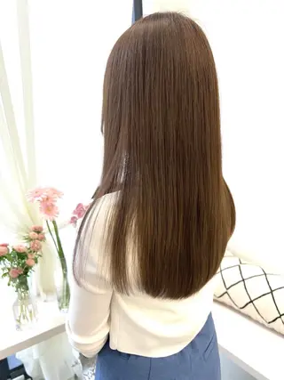 カラー ゆうひ🎀 チョコレートカラーのヘアスタイル
