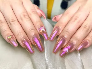 ネイル アヤメネイル 最新チップスカルプのネイルデザイン