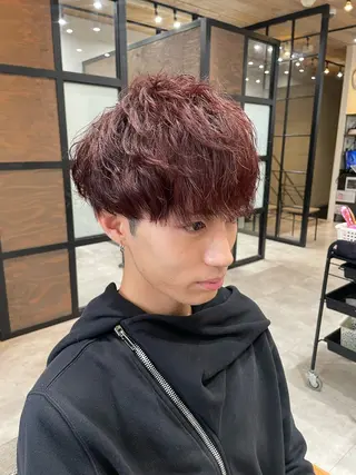 メンズ 韓国カット/透明感 Re.Labo岡本のヘアスタイル