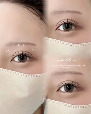 マツエク・マツパ RUNON 🎀 大阪福島 SeneLのマツエク・マツパデザイン