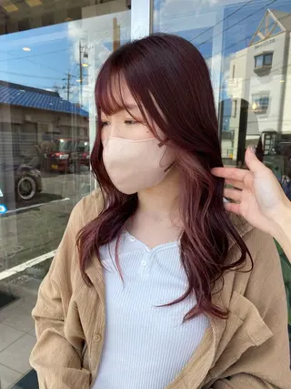 ロング カラー 似合わせレイヤー/ Wカラー🧸こころのヘアスタイル