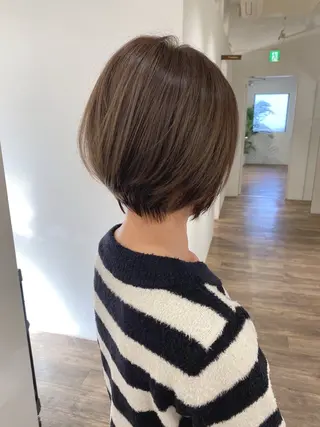 ショート カラー ハイライト⭐️上野 高広のヘアスタイル