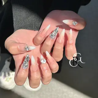 ロング 美フォルムスカルプ✨ RENAのネイルデザイン
