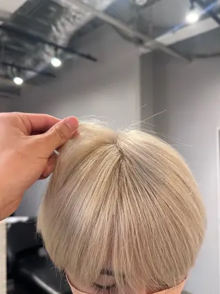 ショート カラー メンズ シャドウパーマ No.1うえちりくのヘアスタイル