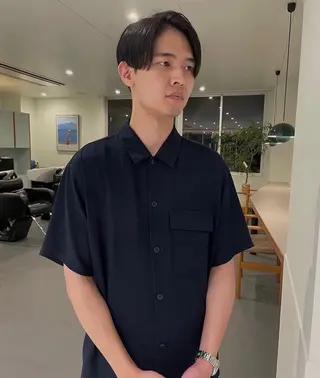 メンズ シャドウパーマ 田形清流のヘアスタイル