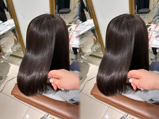 セミロング 巻ける🫧縮毛矯正 💞はな🎀のヘアスタイル