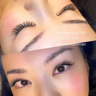 マツエク・マツパ courage eyelashのマツエク・マツパデザイン