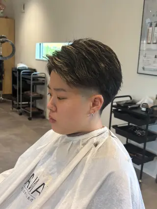 メンズ 滑川 吏音のヘアスタイル