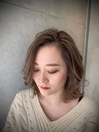 ミディアム 市村 正義のヘアスタイル