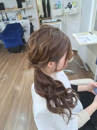 ヘアアレンジ ロング カワイイの研究家💄 GLOSS/はるなのヘアスタイル