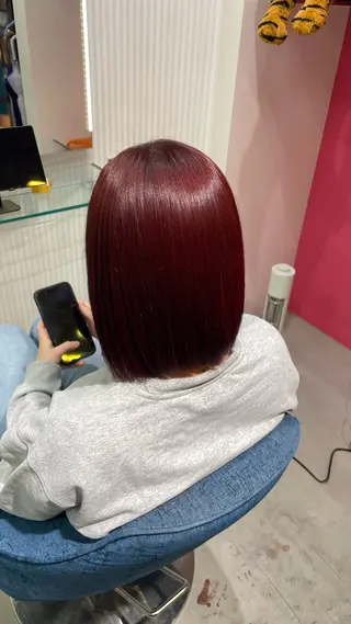 ミディアム カラー Boxmico. / カカズ コトネのヘアスタイル