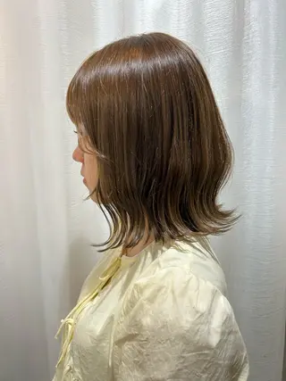 ミディアム カラー merc.🌿✨ いとうりかのヘアスタイル
