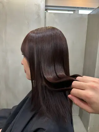 ミディアム カラー 中園康 /カラー/ブリーチのヘアスタイル