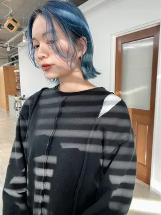 ミディアム カラー ヘアアレンジ son hair HIROEのヘアスタイル