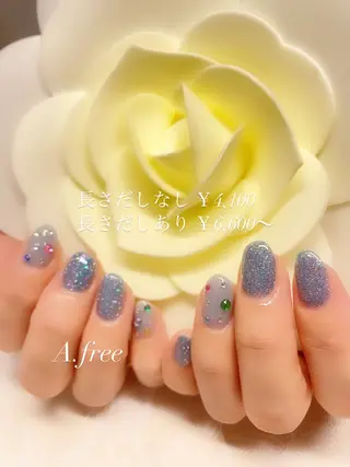 ネイル A.free✧*｡ アレルギー対応✧*｡のネイルデザイン