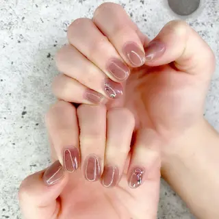 ショート カラー パーマ ヘアアレンジ メンズ キッズ ネイル マツエク・マツパ アイブロウ Salon Ｋのネイルデザイン