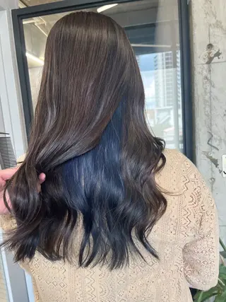 ロング カラー yuri🌼 NUMBER 天王寺のヘアスタイル