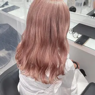 ロング カラー ウルフカットマスター みつきのヘアスタイル