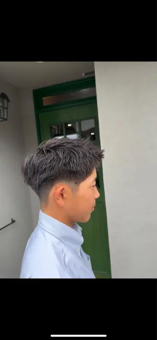 ショート メンズ SHION men's permのヘアスタイル