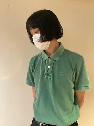 ショート メンズ io濱川 遥のヘアスタイル