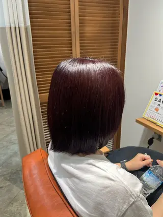 カラー ワンカラーモデル/ 大村莉子のヘアスタイル