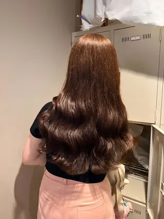 セミロング 💖札幌カラー 指名No.1💖玲奈のヘアスタイル