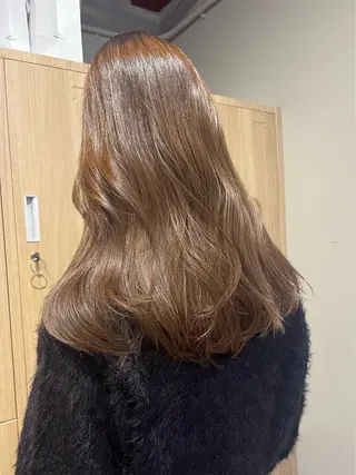 カラー レイヤーカット🍏 オリーブ/ののかのヘアスタイル
