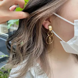 ミディアム カラー ヘアアレンジ 完全💗マンツーマン marinのヘアスタイル
