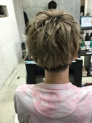 ショート メンズ 髪質改善×レイヤー 高嶋のヘアスタイル