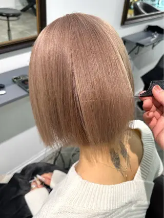 カラー ハイトーン✨髪質 改善🫧RYOのヘアスタイル