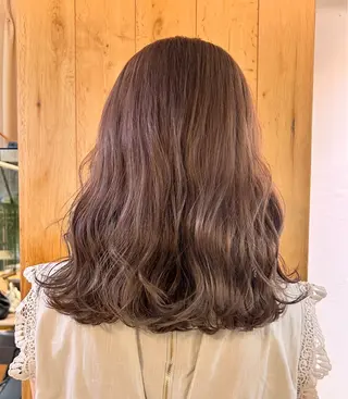 ミディアム カラー じゅわっと暖色カラー 🍊Moemiのヘアスタイル