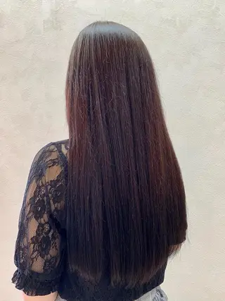 ロング 加藤 遥花のヘアスタイル