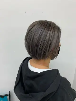 ショート 髪質改善×縮毛矯正 ×艶カラーNAOのヘアスタイル