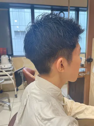 ショート メンズ 新宿/ハイトーン カラー/AKI🍎のヘアスタイル