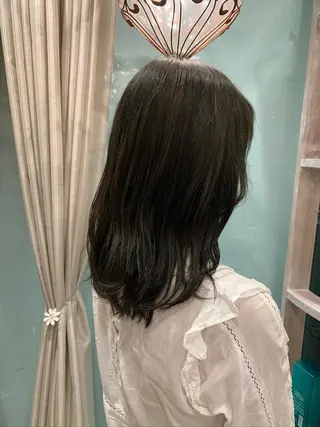 ロング カラー 中沢梨々花 🎀透明感カラーのヘアスタイル