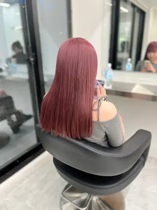 セミロング カラー ヘアアレンジ 愛されカラー🩷 はるなのヘアスタイル